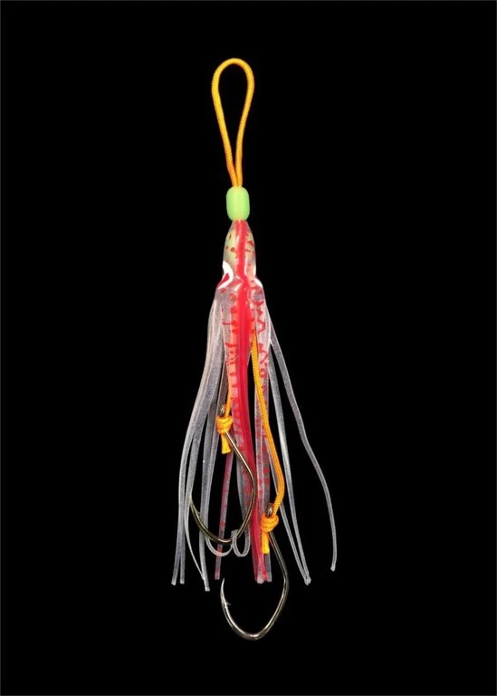 DEGA UV Octopus Beifänger-Vorfach Mit Zwei Haken 8 DEGA UV Octopus Beifänger-Vorfach Mit Zwei Haken – Bild 6