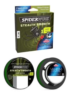 SPIDERWIRE Stealth Smooth 8x Braid And FC Duo Spool