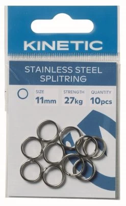 Kinetic Stainless Steel Splitring - Sprengringe -Angelausrüstung F623 075 2 767595 1280x1280