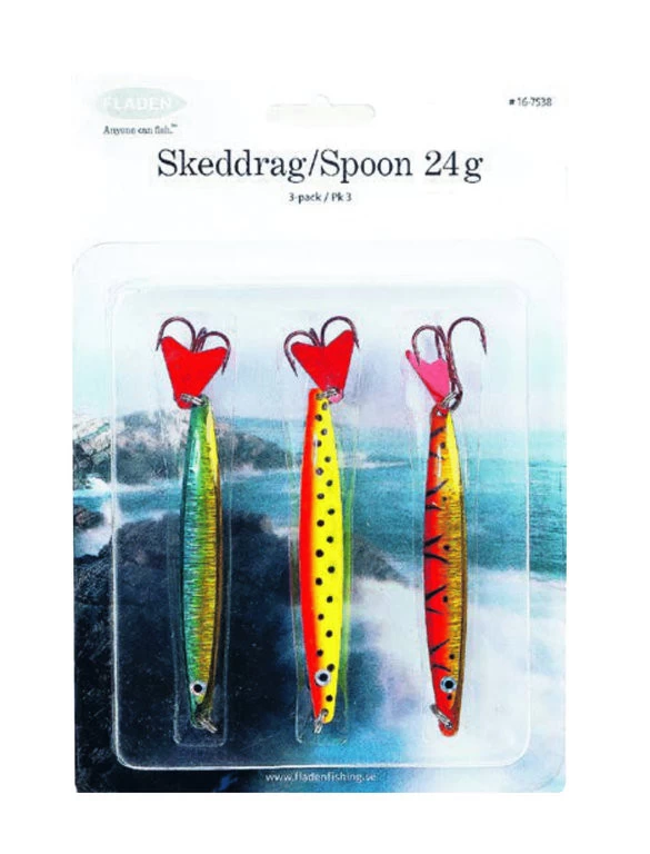 FLADEN Coast - Meerforellen Blinker-Set 24g - 3 Stück 2 FLADEN Coast - Meerforellen Blinker-Set 24g - 3 Stück