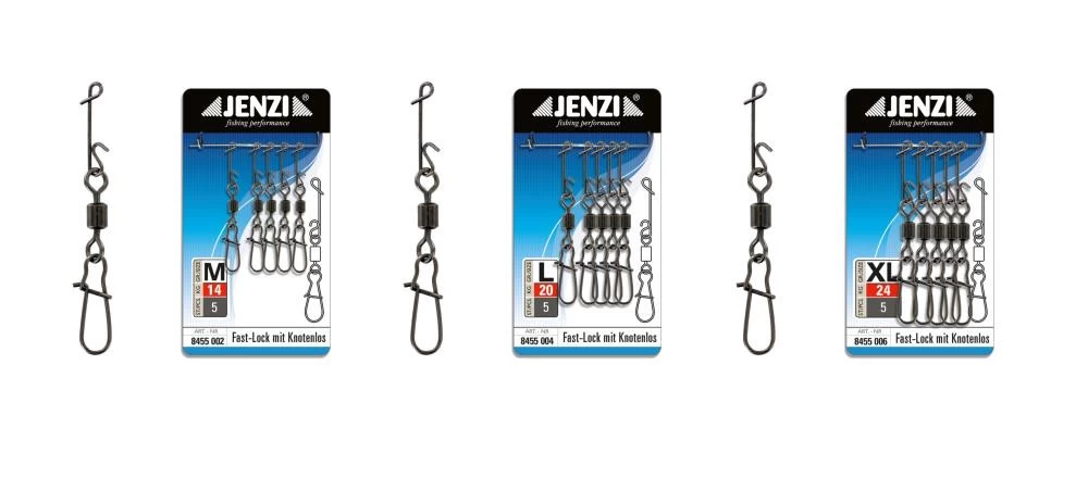 JENZI NO KNOT Mit Fast-Lock Karabiner-Wirbel 4 JENZI NO KNOT Mit Fast-Lock Karabiner-Wirbel – Bild 2