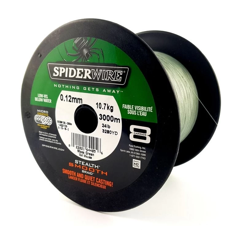 SPIDERWIRE Stealth Smooth 8 Moss Green - 8-fach Geflochtene 6 SPIDERWIRE Stealth Smooth 8 Moss Green - 8-fach Geflochtene – Bild 4
