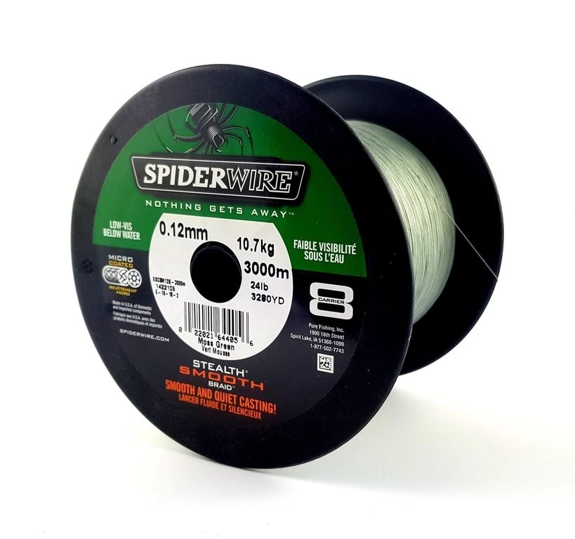 SPIDERWIRE Stealth Smooth 8 Moss Green - 8-fach Geflochtene 3 SPIDERWIRE Stealth Smooth 8 Moss Green - 8-fach Geflochtene