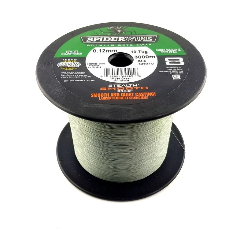 SPIDERWIRE Stealth Smooth 8 Moss Green - 8-fach Geflochtene 7 SPIDERWIRE Stealth Smooth 8 Moss Green - 8-fach Geflochtene – Bild 5