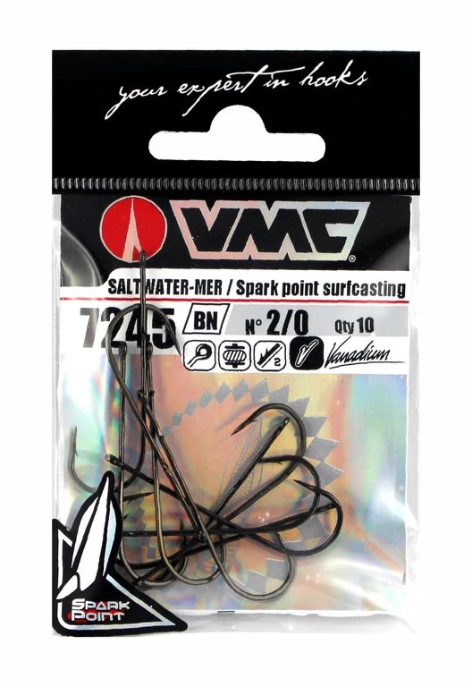 VMC 7245BN Spark Point Surfcasting Einzelhaken 5 VMC 7245BN Spark Point Surfcasting Einzelhaken – Bild 3